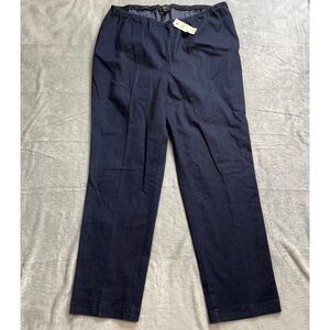 Talbots Jeans 16W Woman NWT Trouser Heritage Dark Wash Denim Stretch